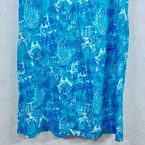 NWOT Lilly Pulitzer Via Mizner Palm Oasis Shift Dress Size X-Large - Picture 8 of 11